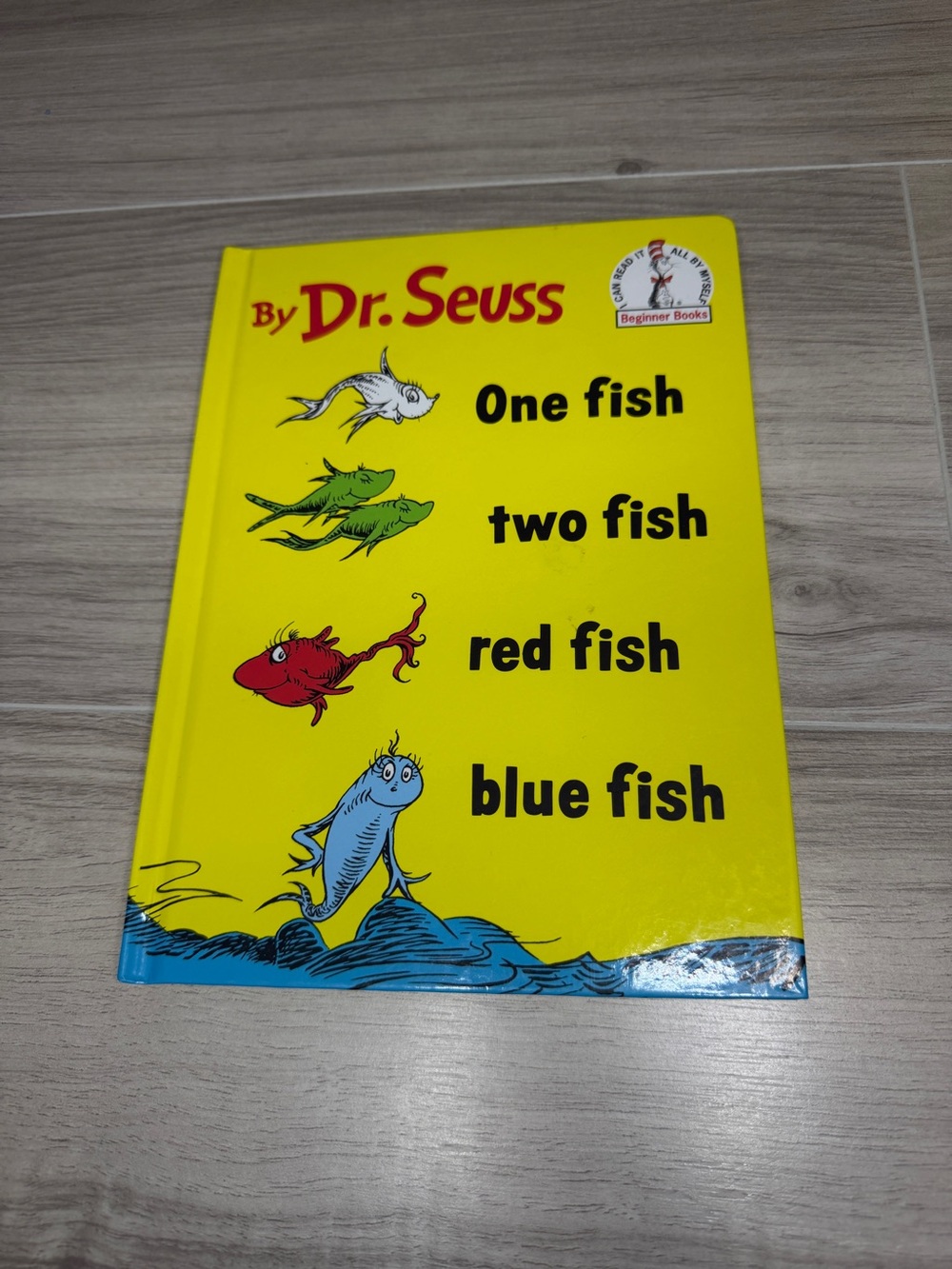 Dr. Seuss One Fish Two Fish Red Fish Blue Fish - Yellow Cover book
